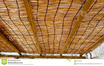 Бамбук ослепляет потолок стоковое фото. изображение насчитывающей структура  - 67353554