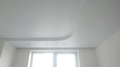 Потолок двухуровневый белый Сатин | FransDesign