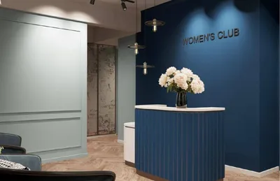 Ресепшн в дизайн-проекте салона красоты Women's Club, 120 м. кв., Фото 1 —  Design Burean — на Portes.ua