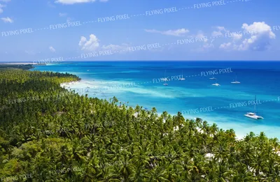 Остров Саона, Доминиканская Республика - Фото с высоты птичьего полета,  съемка с квадрокоптера - PilotHub
