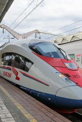 Самый длинный Скоростной поезд в мире Сапсан поездка в Санкт Петербург на  поезде - YouTube