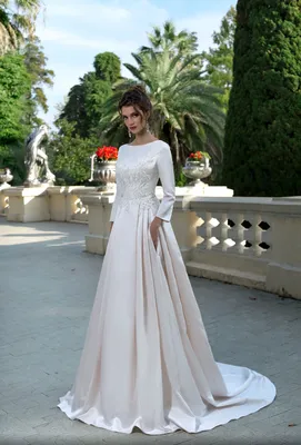 свадебное платье из атласа Divino Rose Sofia — купить в Москве - Свадебный  ТЦ Вега