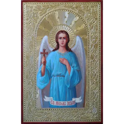 Писаная Икона Святой Ангел Хранитель купить заказать в Киеве с доставкой по  Украине: Иконный Двор Киев