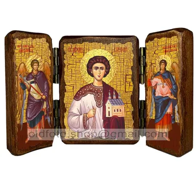 Икона Стефан Святой Апостол Первомученик и Архидиакон ,икона на дереве  260х170 мм, цена 700 грн — Prom.ua (ID#1456468959)