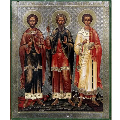 Гурий, Самон и Авив святые мученики, икона, артикул И01153 - купить в  православном интернет-магазине Ладья