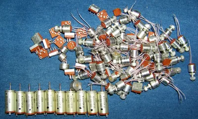 Содержание драгметаллов в радиодеталях: конденсаторах, резисторах,  транзисторах, реле