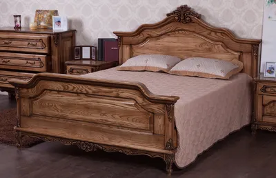 Кровати из натурального дерева от фабрики \"Курьер\" - В наличии и под заказ