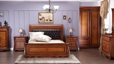 Спальня из дерева на заказ в Киеве - низкая цена мебели в спальню