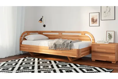 Кровать из натурального дерева Сен-Реми