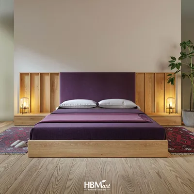 KARDINAL – HBMart. Купить кровать двуспальную из массива дуба