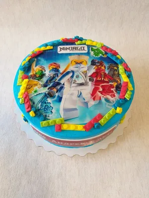 Торт Лего Ниндзяго на День рождения 6 лет | Винные столики, пивницы, виски  | Дзен