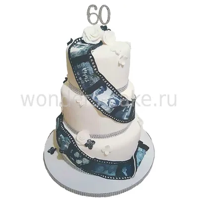 Торт на годовщину свадьбы 60 лет на заказ по цене 1050 руб./кг в  кондитерской Wonders | с доставкой в Москве