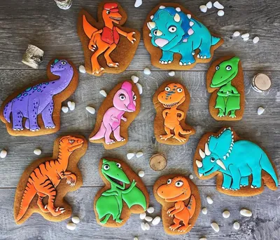 Поезд динозавров! #pryaniki_demariki #даритекрасиво☝️ #имбирныепряники  #имбирныепряникикраснодар #пряникикраснода… | Fancy cookies, Dinosaur  cookies, Cartoon cookie
