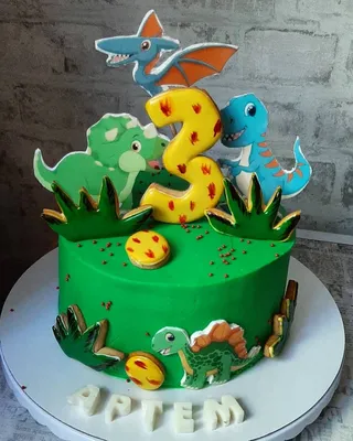 Торты с динозаврами в Самаре // КейкТаун — кондитерские и кондитеры, торты  и десерты с доставкой