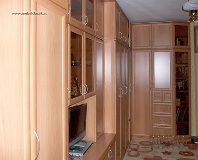 Угловая стенка для гостиной | Купить мебель в Москве, изготовление мебели  на заказ