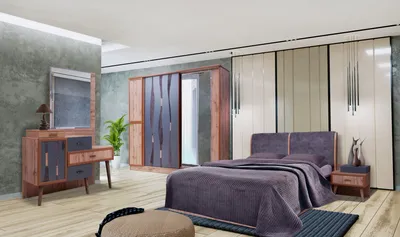 Дизайн спальни в стиле «хай – тек» фото