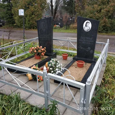 Цветники на могилу из гранита и металла купить в московской области