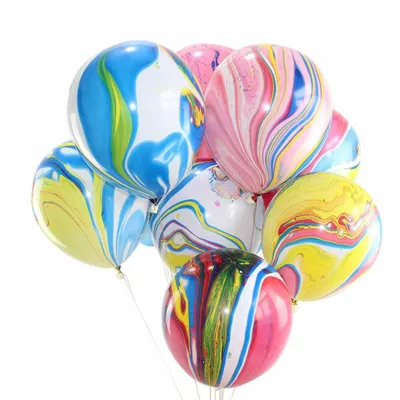 Воздушный шар Агат,Мрамор Разноцветный купить в Москве и Нижнем Новгороде