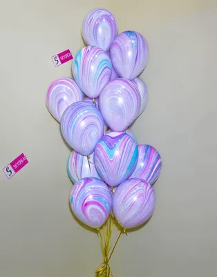 Заказать воздушные шары Агат Fashion, розово-фиолетовый, Москва