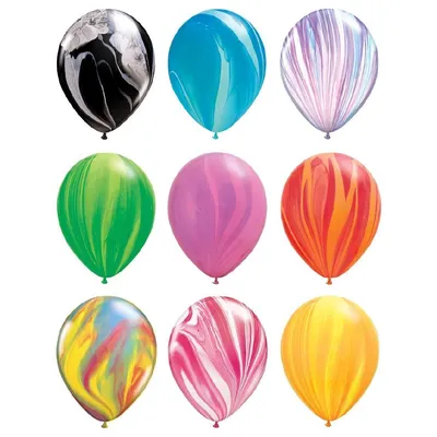 Шар Агат ассорти - Купить воздушные шары с гелием недорого в Киеве