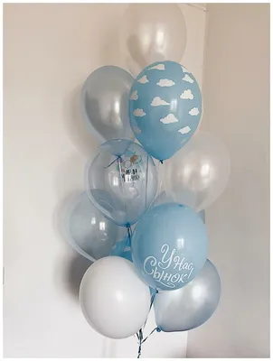 Композиция шаров на выписку мальчика воздушные шары с гелием, фонтаны из  шаров, доставка шаров — купить в интернет-магазине по низкой цене на Яндекс  Маркете