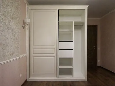 Классический шкаф купе в спальню с МДФ - на заказ в Москве от производителя  Заказ Купе