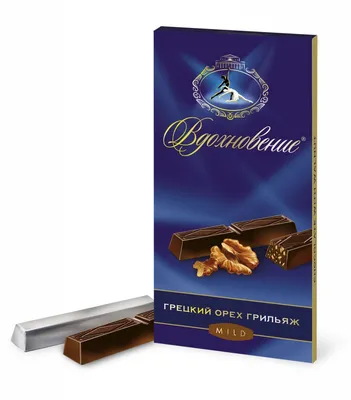 Купить Шоколад Вдохновение Грецкий орех Грильяж 100 г по цене 69 руб. в  Москве!