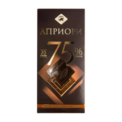 Шоколад горький Априори - рейтинг 4,71 по отзывам экспертов ☑ Экспертиза  состава и производителя | Роскачество