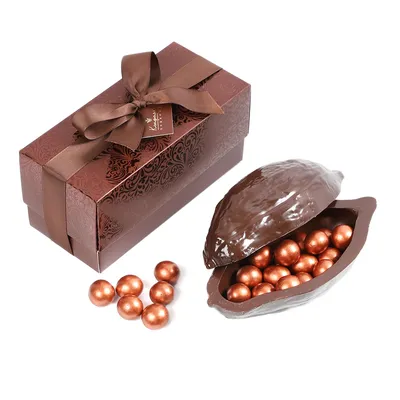 Какао боб из шоколада с драже в ассортименте купить в Москве по цене 3 265  RUR руб. НН1397.350-1288/мф - Конфаэль