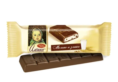 Шоколад Аленка с молочно-злаковой начинкой 1/45 6*20 - купить оптом в Москве,  цена от 12.18 рублей