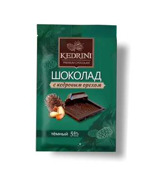 Шоколад Kedrini темный с кедровым орехом, 23 г купить оптом от  производителя по цене от в Новосибирске