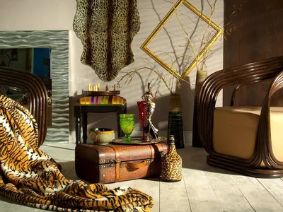 Мебель в африканском стиле - 72 фото