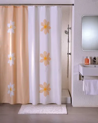 Шторка для ванной - фото новинок и лучших идей оформления шторки в ванной  комнате