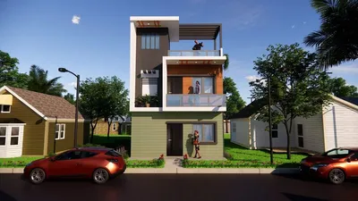 20x30 футов 600 квадратных футов План небольшого современного дома с идеями интерьера Полное прохождение 2021 - KK Home Design