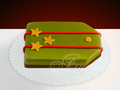 Торт на 23 февраля № f29 стоимостью 3 250 рублей - торты на заказ  ПРЕМИУМ-класса от КП «Алтуфьево»