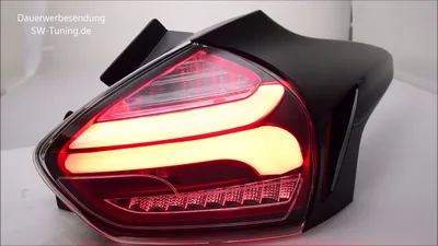 SW-Celi LED taillights for Ford Focus Mk3 CB8 DYB 16-18 Facelift Lightbar  Black SW-Tuning - YouTube