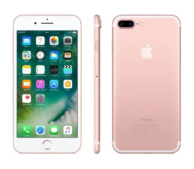 Apple iPhone 7 Plus, 128 ГБ, \"розовое золото\" по цене 38 990 рублей –  купить в MacTime