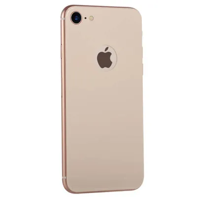 Купить защитное стекло на заднюю часть iPhone 8 - розовое золото Benks