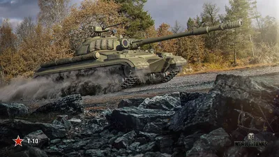Обои для рабочего стола World of Tanks танк Т-10 3D Графика Игры
