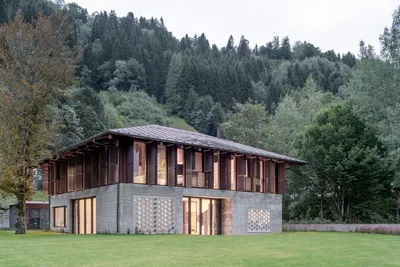 Деревянный дом контрастного минимализма в Австрии (ФОТО) - Новини Ю