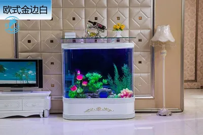 Купить Аквариум Аквариум тумба под телевизор аквариум в европейском стиле  от пола до потолка, гостиной раздел творческие средние и большие экраны на  стене длиной 2 м 2.2 в интернет-магазине с Таобао (Taobao)