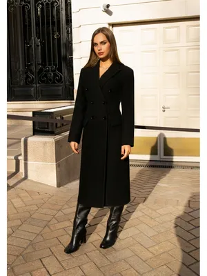 Женское шерстяное пальто классическое длинное приталенное Bublikaim  25579614 купить за 12 045 ₽ в интернет-магазине Wildberries