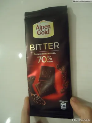 Шоколад Alpen Gold BITTER - «Похоже, у меня на это аллергия...» | отзывы
