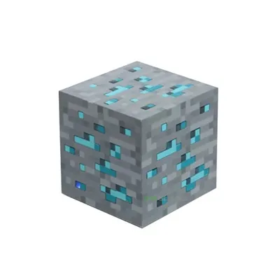Детский ночник светильник Майнкрафт Minecraft куб на батарейках Алмазная  руда Синий OP-0007 – отзывы покупателей | ROZETKA