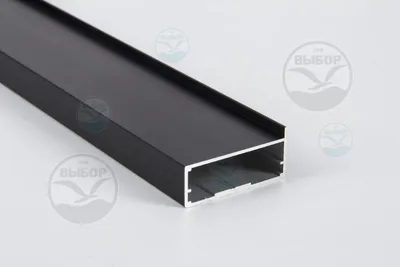Фасадный алюминиевый профиль М11 L\u003d5950 мм черный BRUSH :: Каталог ПКФ Выбор