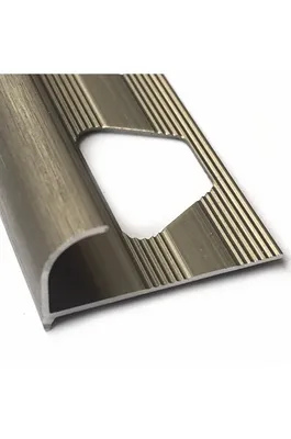 Алюминиевый Профиль(раскладка) для плитки 8,5-9,5мм Бронза Матовый ПО10  купить в Москве