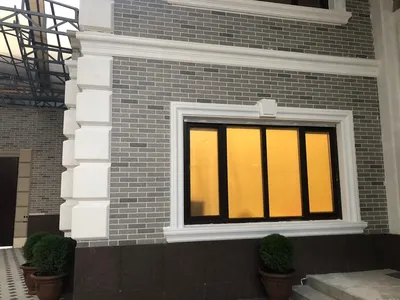 Декоративное покрытие Фасад АМК ригель Однотонный