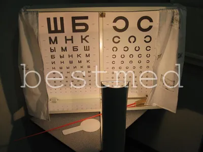 Аппарат Ротта полногабаритный с указкой и окклюдером (в комплекте с  таблицами Сивцева- Головина и Орловой), цена 2600 грн — Prom.ua  (ID#683719268)