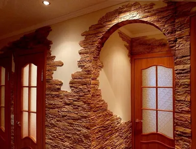 Арка из декоративного камня – отделка арки декоративным камнем в квартире