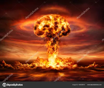 Третья мировая война атомный взрыв на планете земля вид из космоса  воздушный удар ракет взрыв бомбы водородная бомба ядерный гриб | Премиум  Фото